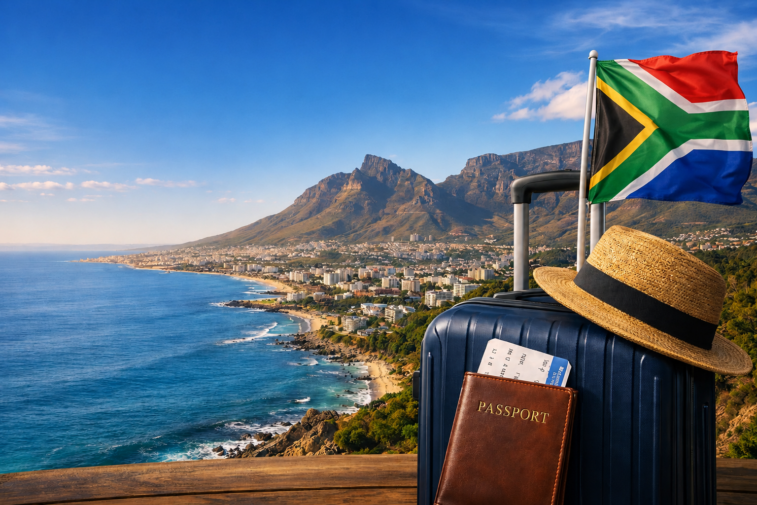 África do Sul passa a exigir declaração online obrigatória para viajantes